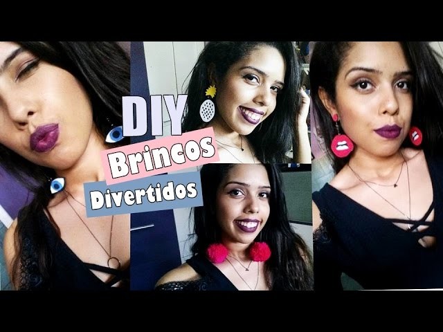 DIY | BRINCOS DIVERTIDOS