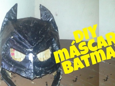 DIY-como fazer a máscara.capacete do batman tutorial helmet cosplay