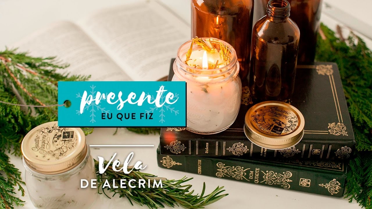 DIY: Vela de Alecrim | WESTWING