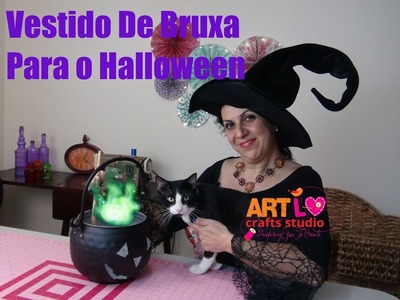 Transforme Seu Vestido Em Uma Fantasia De Bruxa - How To Make A Witch Costume E 28 (Eng.Esp SUB)