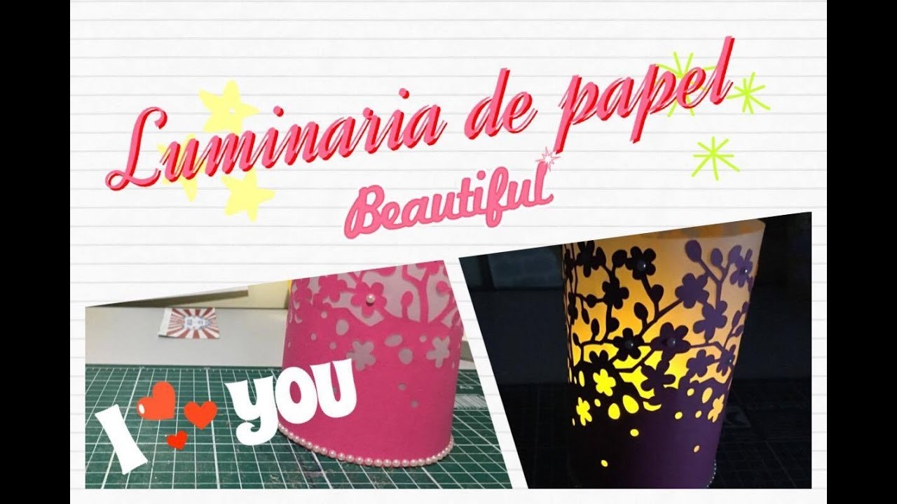 DIY | Como Fazer Luminaria de papel - #Papelemtudo