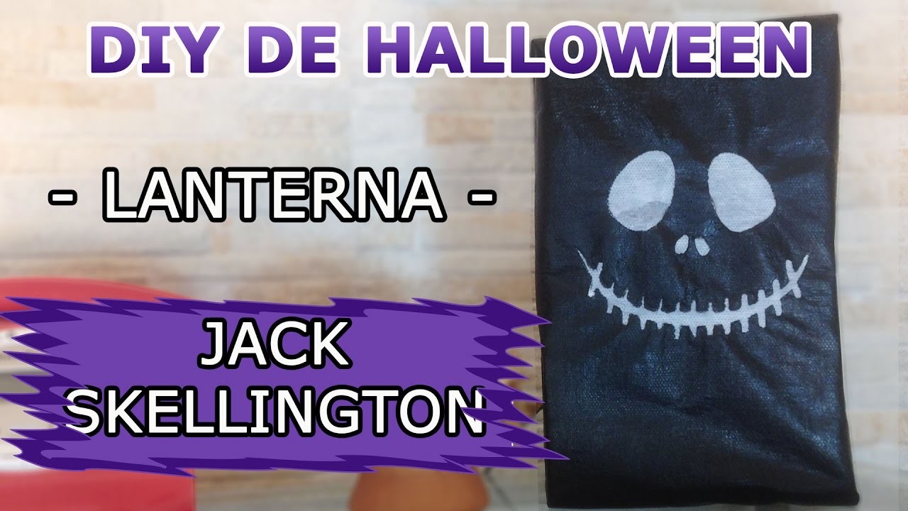 DIY de Halloween: Lanterna Jack Skellington