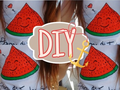DIY: Blusinha de Melancia | Monique Silva