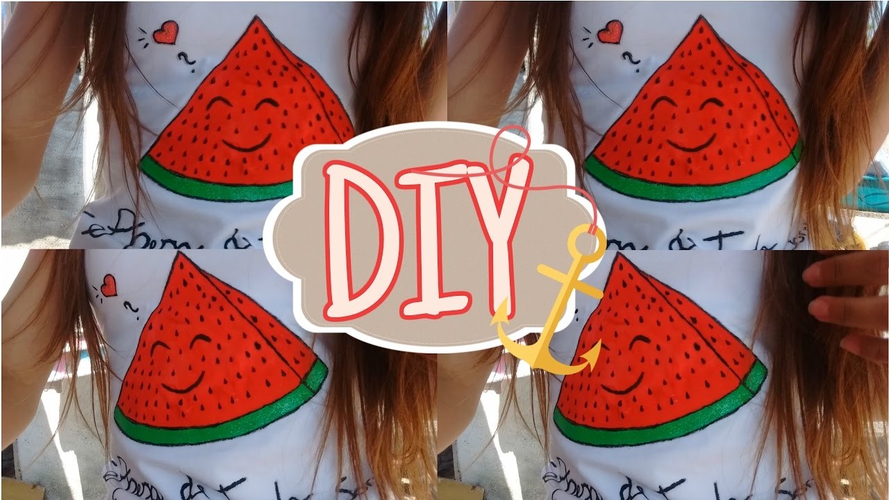 DIY: Blusinha de Melancia | Monique Silva