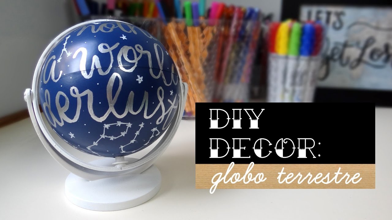 DIY Decor: Globo Retrô | Blog Primeiro Rabisco