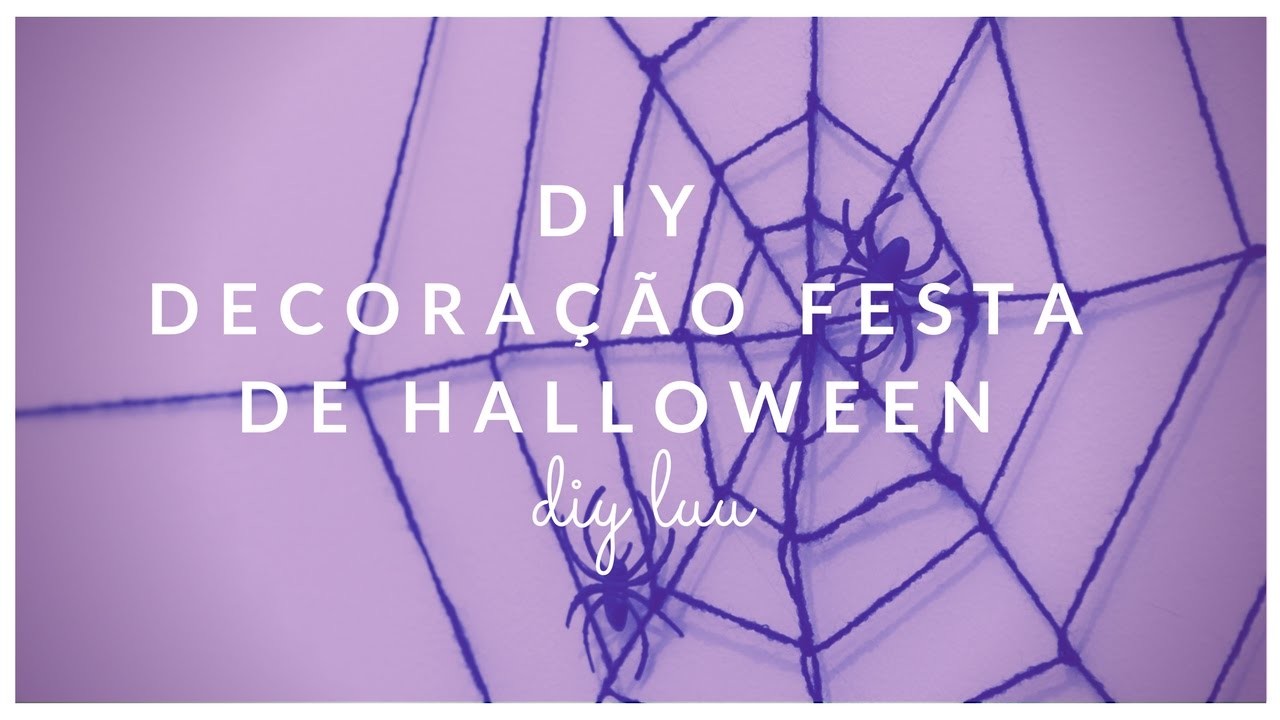 DIY Decoração simples para festas de Halloween | diyluu