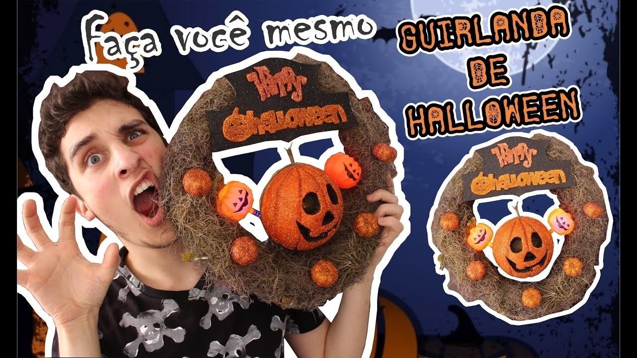 DIY; Faça você mesmo! Guirlanda de Halloween ft. Eduardo Wizard e Talitah Sampaio
