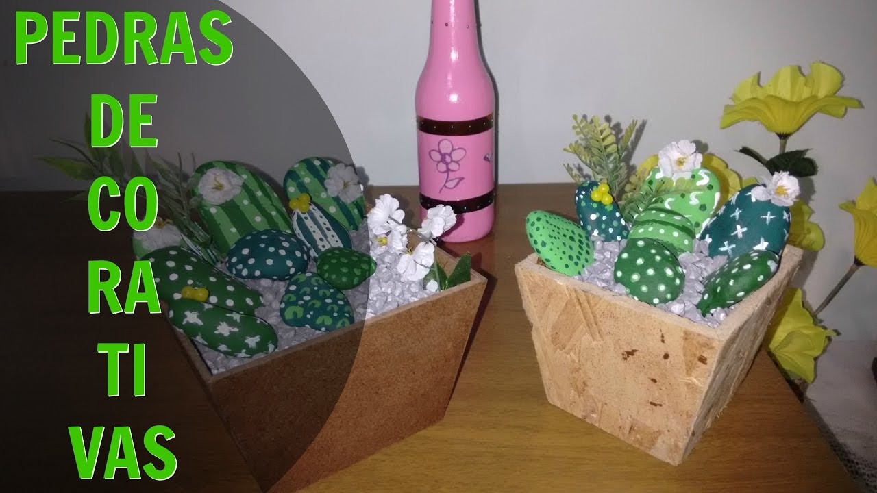 DIY - PEDRAS DECORATIVAS| GraziSilc