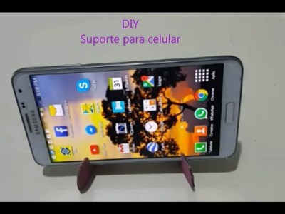 DIY Suporte para celular bem prático