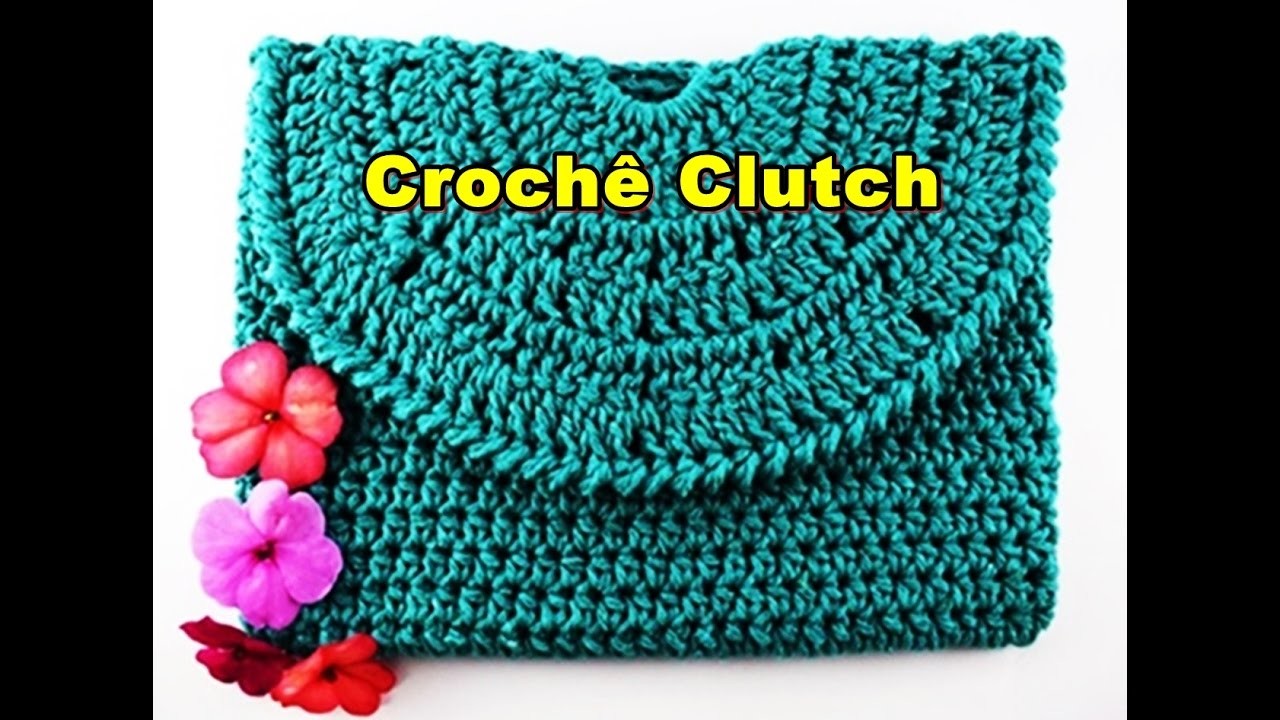 Como fazer bolsa de croche | Bolsa de Mão | Clutch Euroroma | Parte 1