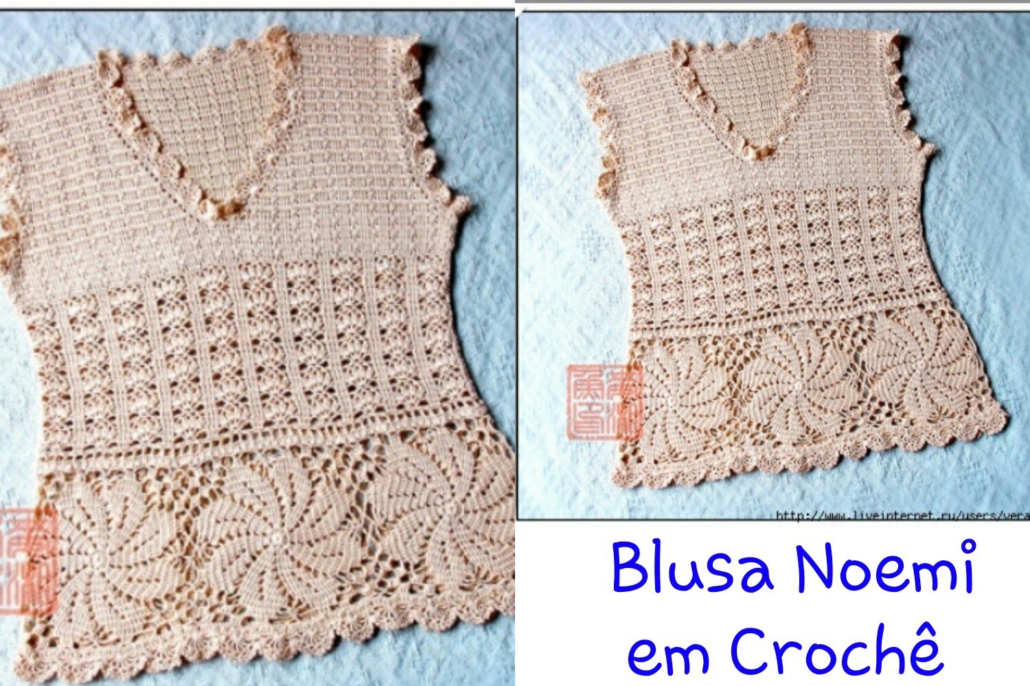 Versão destros: Blusa Noemi em Crochê (2° parte explicação final) # Elisa Crochê