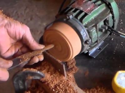 Como fazer polia de madeira p\ motor
