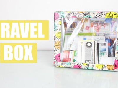 DIY Como fazer Caixa Lembranças de Viagem (Travel Box) | Larissa Vale