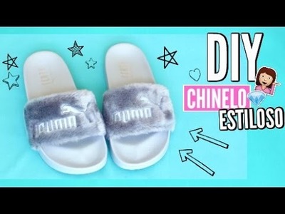 DIY Fácil: CHINELO de PELÚCIA da Puma | Fur Slide Fenty Rihanna