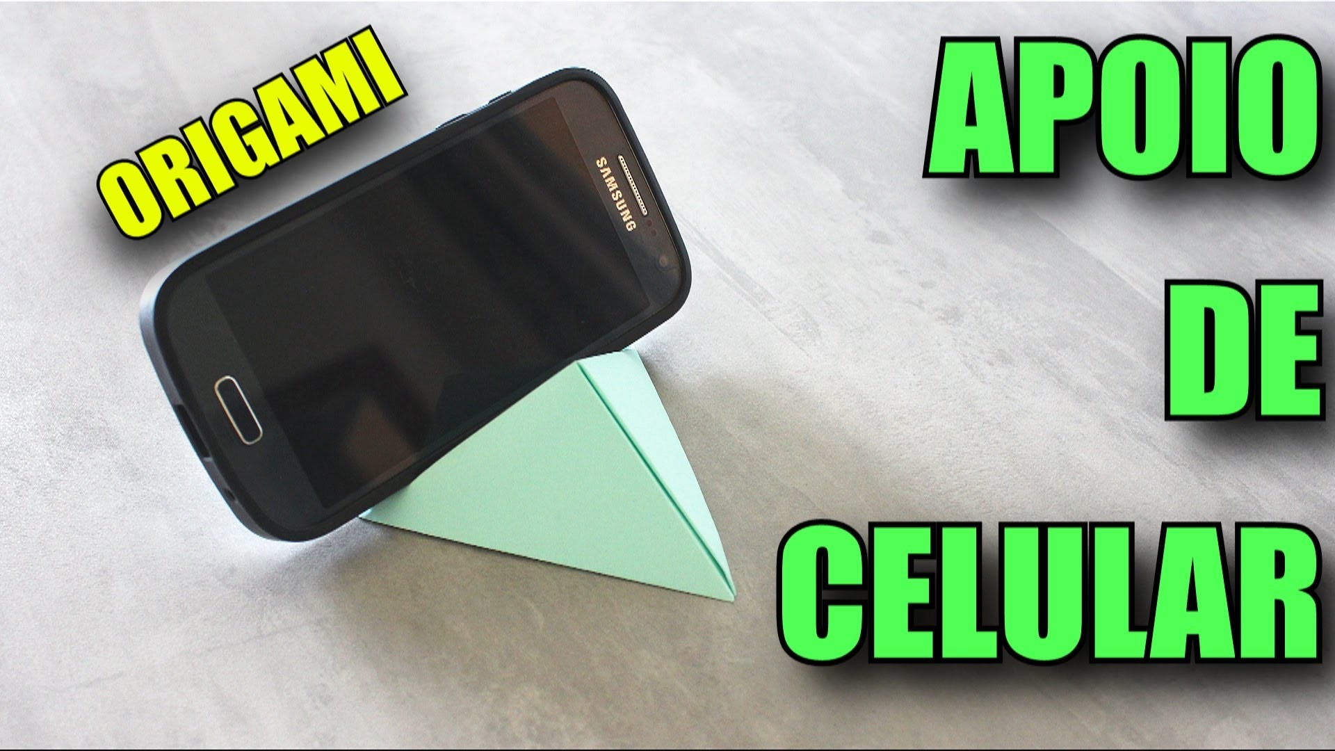 Apoio de Celular.Smartphone - Origami