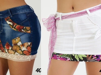 Falda Corta Jeans