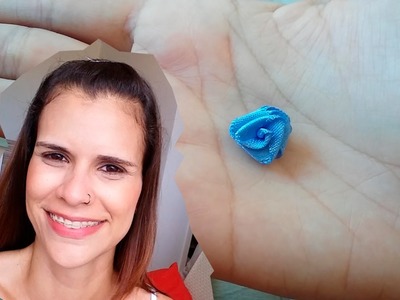 DIY :: Flor de fita de cetim | Por Juli Vieira