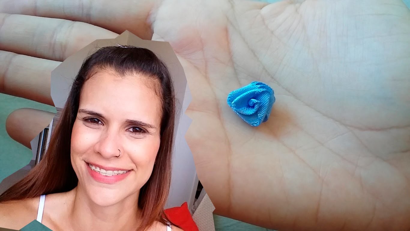 DIY :: Flor de fita de cetim | Por Juli Vieira