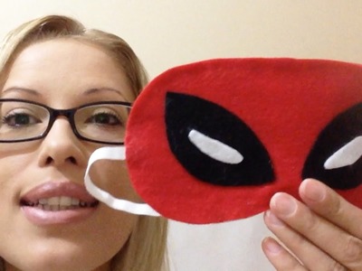 Máscara de Dormir do Deadpool - DIY Artesanato para Crianças