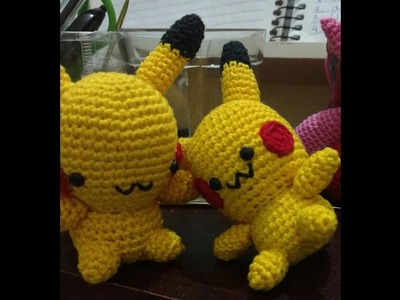 Aprenda a fazer amigurumi Pikachu- com o passo a passo em croche
