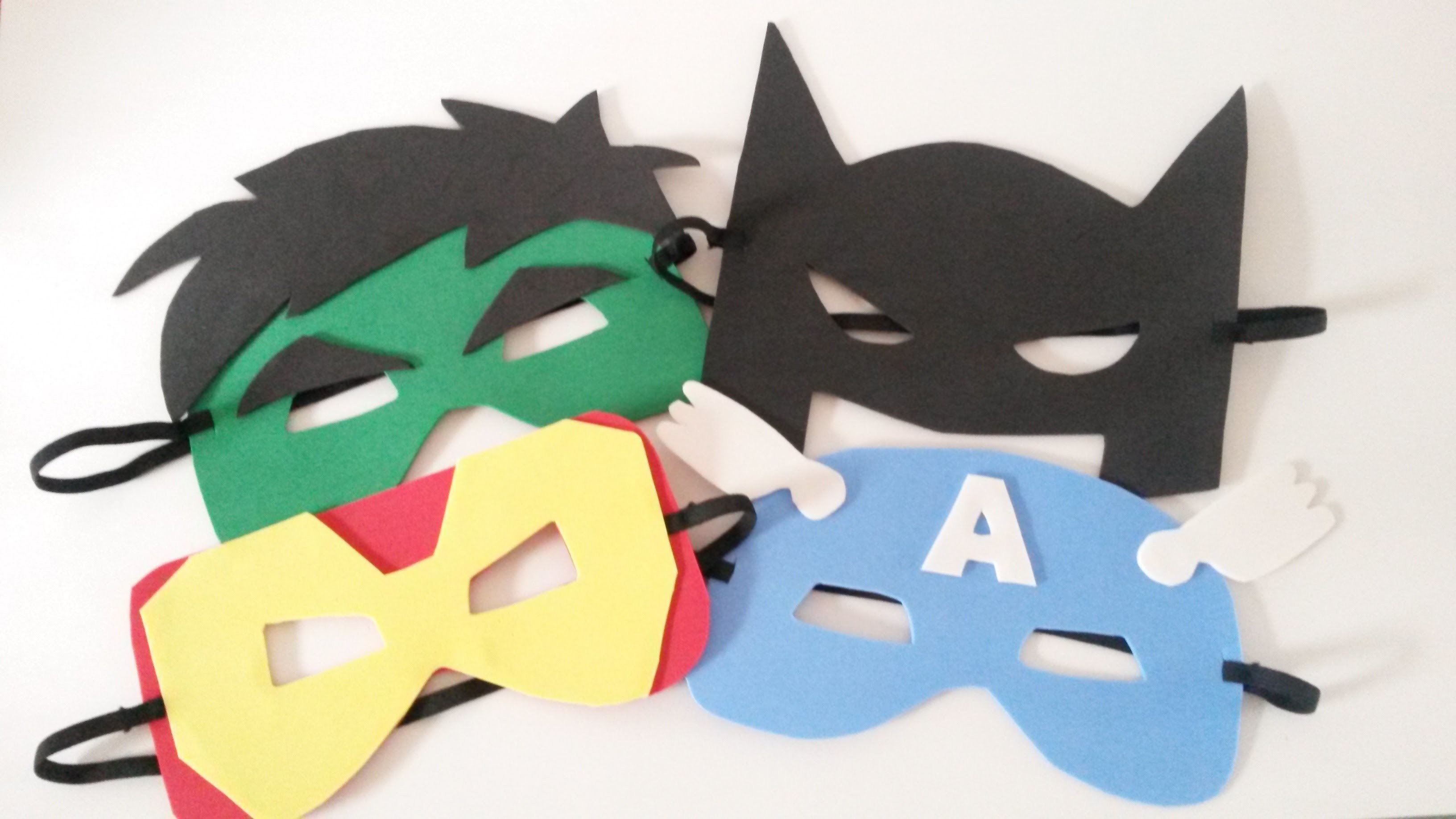 Como fazer Máscaras de Super Heróis