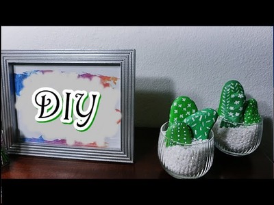 DIY: Cactus Stone Decor