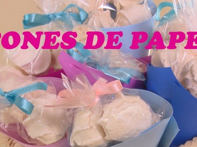 DIY Cone de papel para doces (Decoração festa)