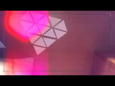 DIY - PAREDE DE TRIÂNGULOS E UM DIAMANTE