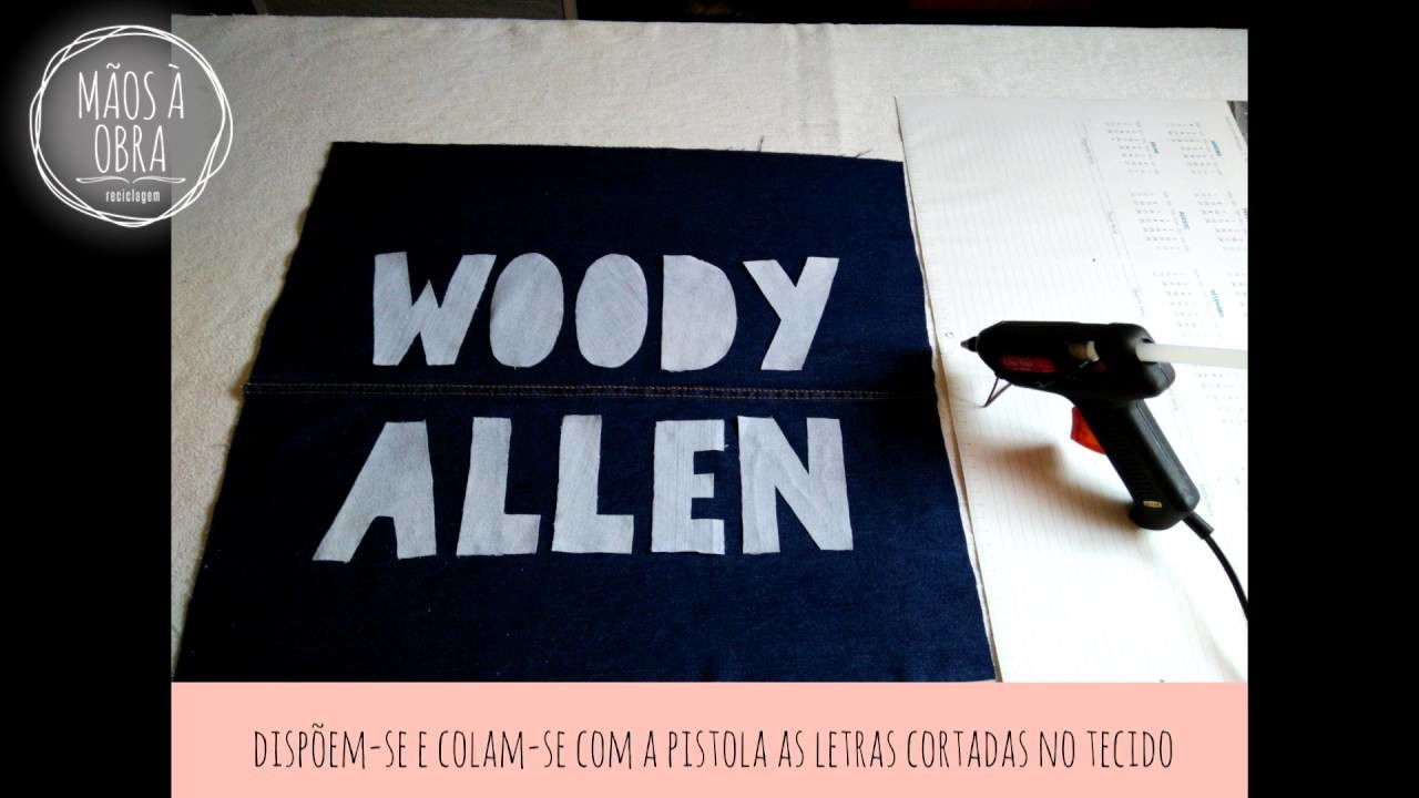 DIY: Reciclar Calças de Ganga.Jeans - Almofada (sem costura) - Mãos à Obra