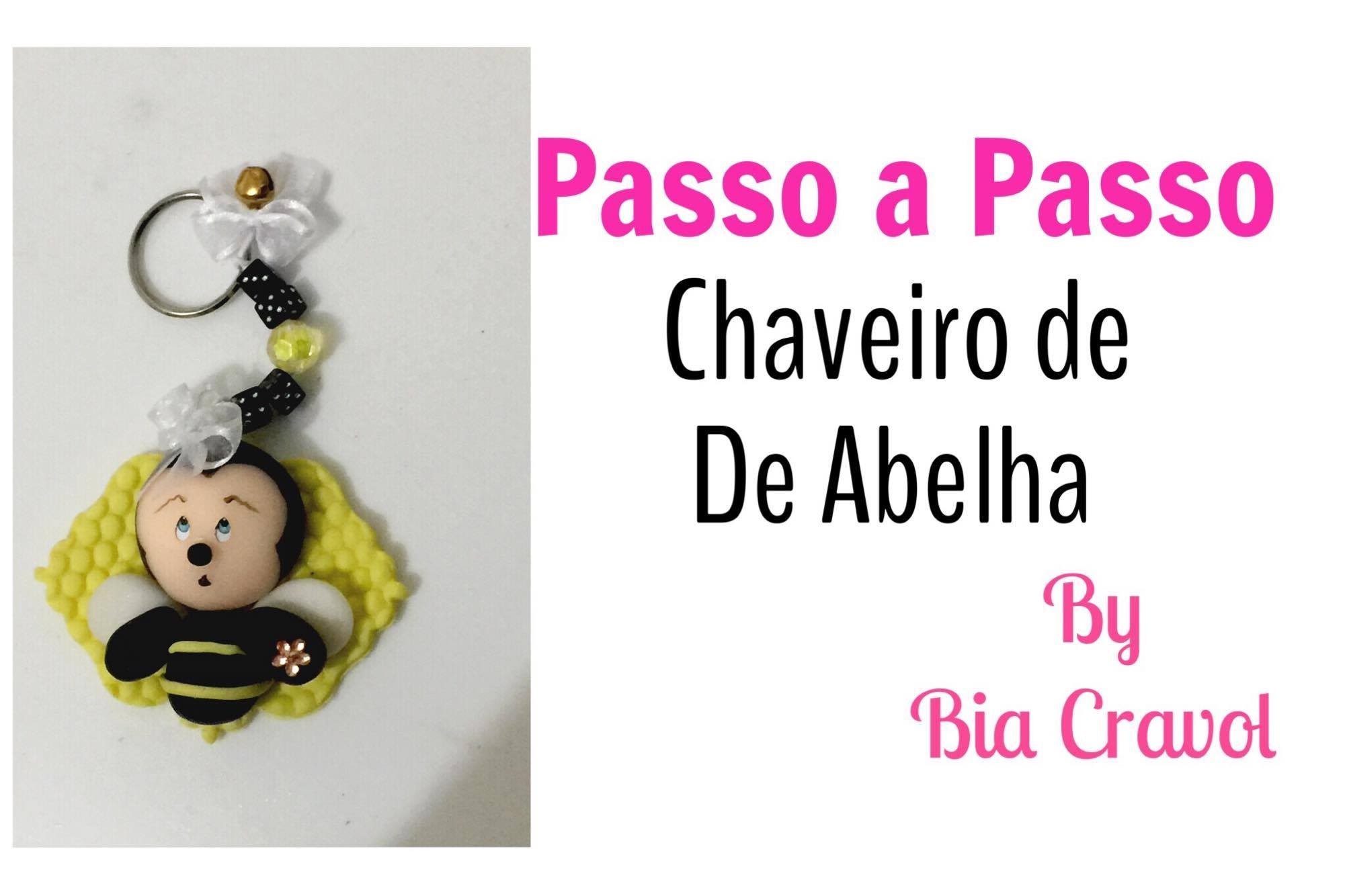 Abelha Chaveiro-Passo a Passo- biscuit - Modele com a Bia todo dia - Bia Cravol