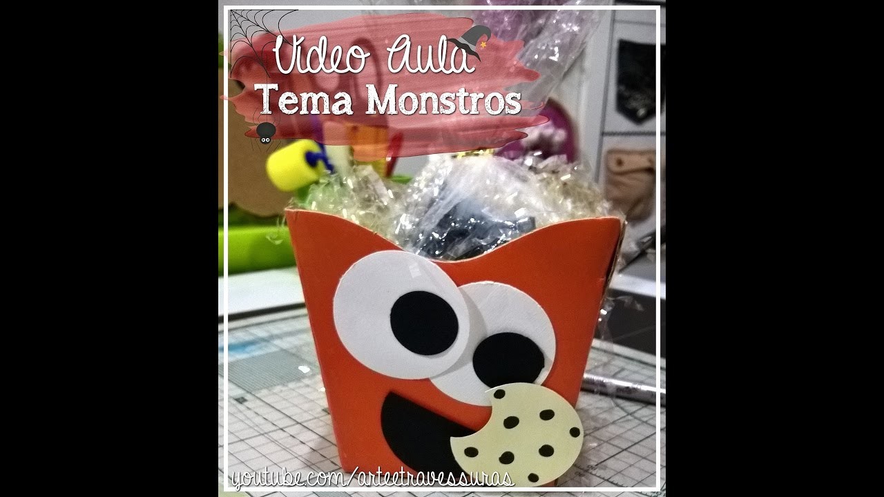 DIY:: Centro de Mesa TEMA Monstros | Halloween