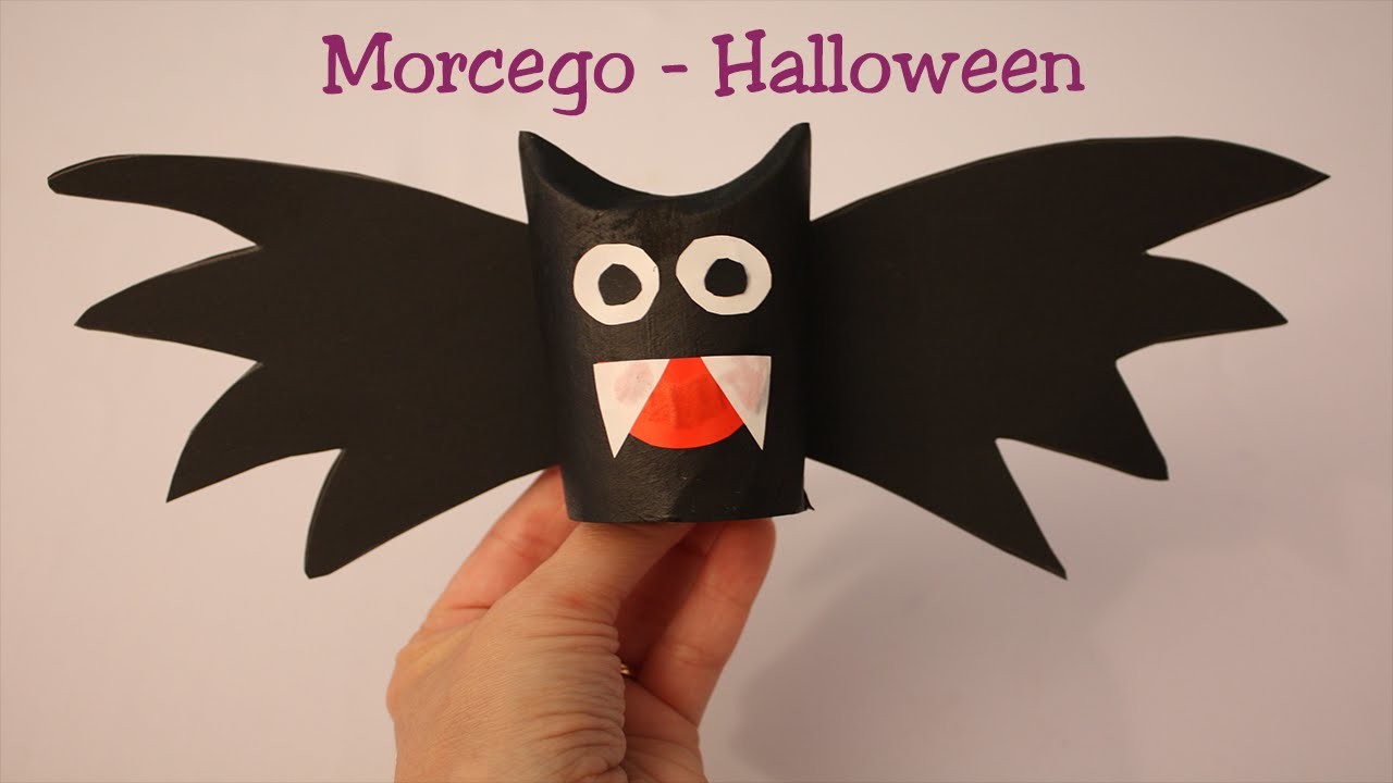 Morcego - Vampiro para Halloween - Muito fácil