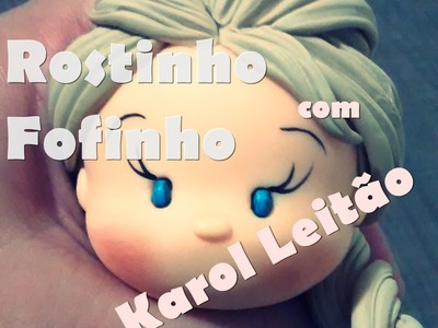 Rosto Fofinho Elsa Frozen