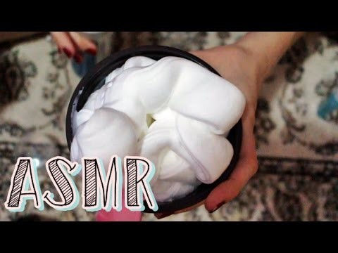 ASMR: Fluffy Slime (sons de misturinhas com espuma para você relaxar e sentir soninho) PORTUGUÊS