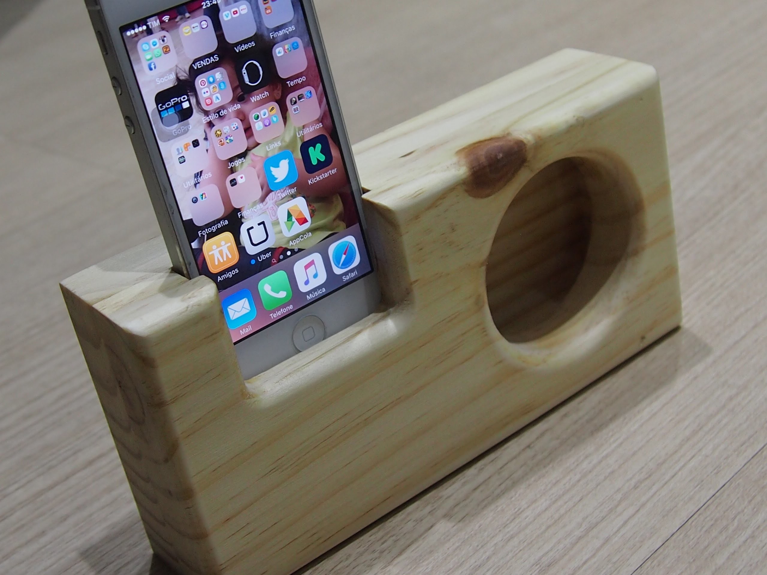 Dock Station Smartphone - Amplificador de Som Iphone