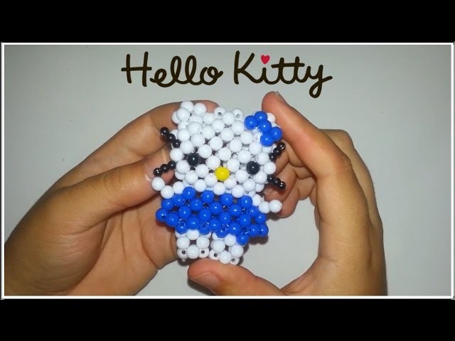Tutorial - Hello Kitty com miçangas | beads