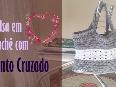 Bolsa com Ponto Alto Cruzado