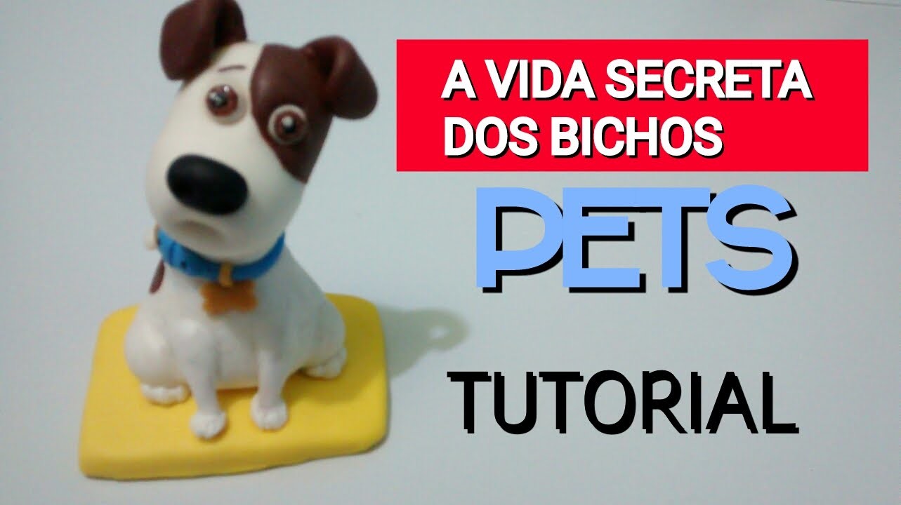 DIY: BISCUIT (PERSONAGEM MAX DO FILME PETS - A VIDA SECRETA DOS BICHOS )