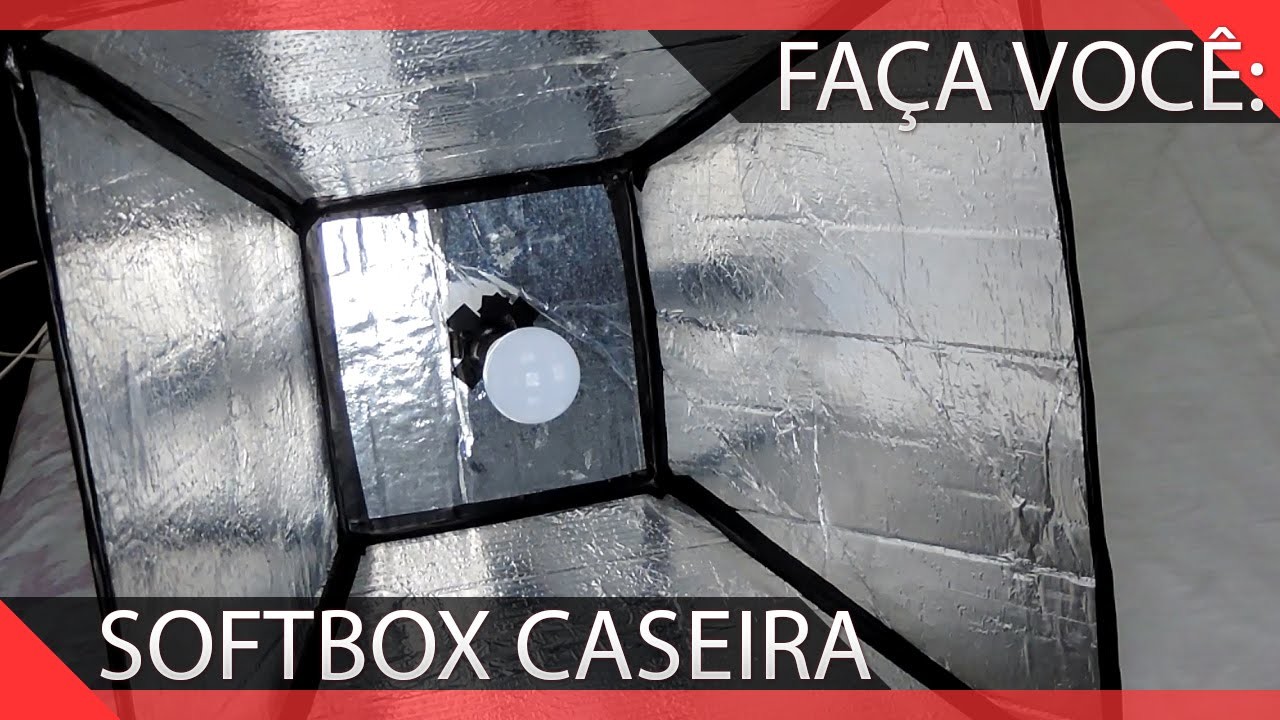Faça você: Iluminação caseira. SOFTBOX