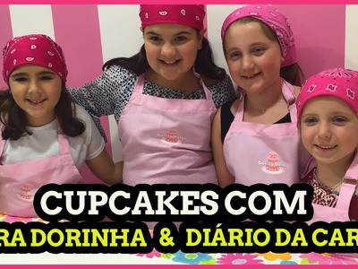 Aula de Cupcake na Bonita Bolos (FT:  Diario da Carol e Dora Dorinha) Cupcake Class for kids