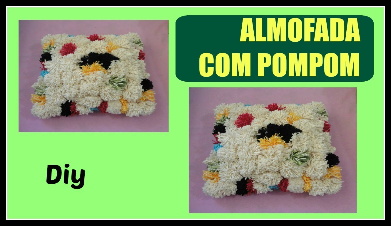 Decore seu quarto com almofada de pompom | Marta Alves