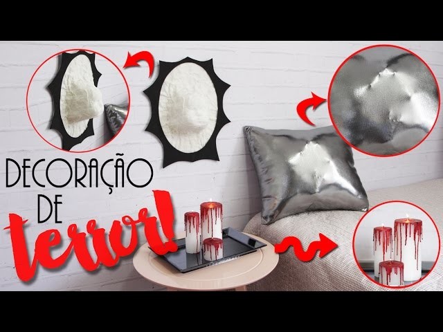 DIY: Decoração de quarto de TERROR! - muito FÁCIL! | ft.Thais Wandrofski