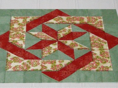 Patchwork: Bloco Quadrados Entrelaçados | Má Patchwork