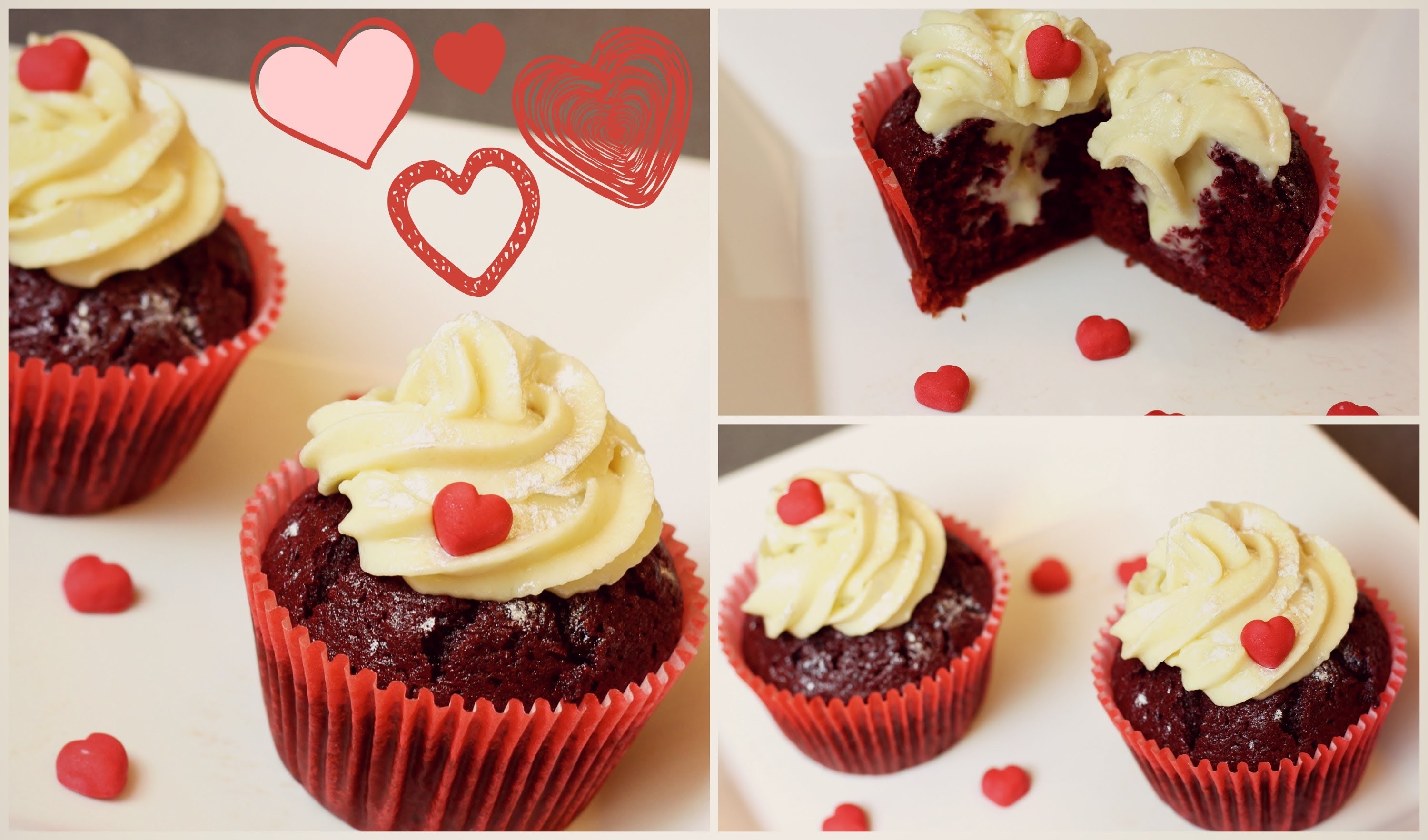 Red Velvet Cupcake - Dia dos Namorados