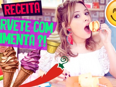 SORVETE COM PIMENTA?! - RECEITA ♡