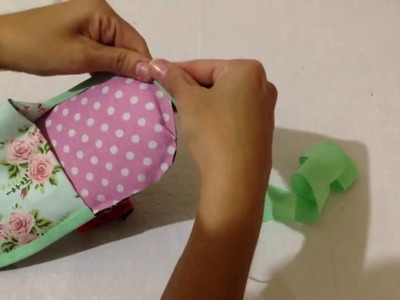 Como Fazer Pantufa para Adulto de Tecido Sem Costura Artesanato DIY