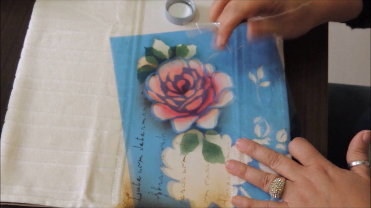 Rosas com Stencil Litoarte