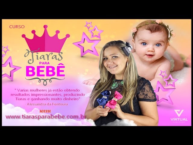 Tiaras para Bebês com Alessandra da Fontoura
