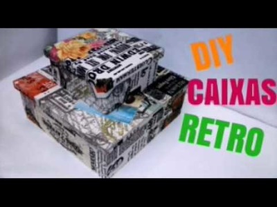 DIY - DECORAÇÃO - A Maneira Que Mais Gosto De Forrar Minhas Caixas de MDF com Tecido