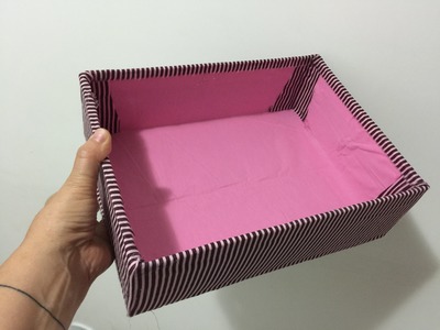 DIY - Caixa forrada ✂️ Artesanato VEDA#4